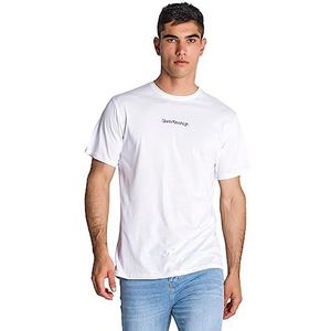 Gianni Kavanagh White Bliss Micro Regular Tee T-Shirt pour Homme, blanc, XS