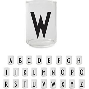 Design Letters Drinkglas, 13 oz, waterglas, sapglas, wijn, A-Z, glazen beker, perfect voor thuis, restaurants, feesten, gepersonaliseerd cocktailglas, transparant whiskyglas