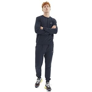 Trendyol Trendyol Trainingspak met lange mouwen voor heren, casual, 2 stuks, Navy Blauw