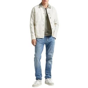 Pepe Jeans Taps toelopende jeans heren jeans, Blauw (Denim-Mn5)