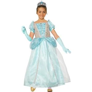 Rubies prinsessenkostuum voor meisjes, jurk met handschoenen en diadeem, Elsa kostuum voor feest, verjaardag, Kerstmis en carnaval