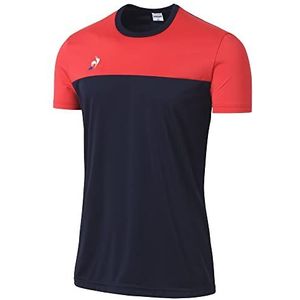 Le Coq Sportif N°3 shirt voor kinderen, MC Vint T-shirt, dames, eclipse/vintage rood, 12 A