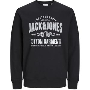 JACK&JONES PLUS Sweat-shirt à col rond pour homme Jjjeans, Blazer bleu marine., 4XL grande taille