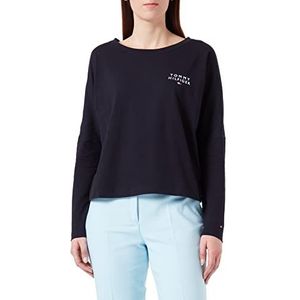 Tommy Hilfiger T-shirt met lange mouwen L/S dames, Desert Sky