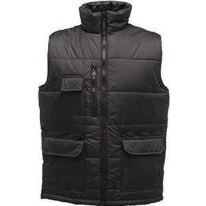 Regatta Steller Bodywarmers Mouwloos vest voor heren, isolerend, met meerdere zakken, 1 stuk, zwart.