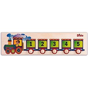 Dida Puzzel-sequence trein - houten puzzel voor kinderen