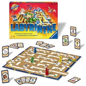 Ravensburger - Labyrinth – klassiek gezelschapsspel – bordspel en denkspel familie Franse versie 2 tot 4 spelers – vanaf 7 jaar – 26743