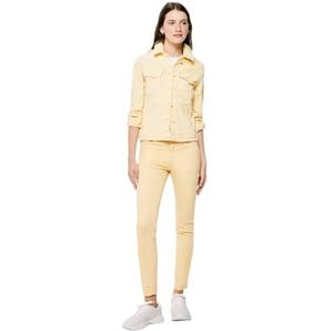 Springfield Slim Cropped Eco Dye Jeans pour femme, citronier, 34