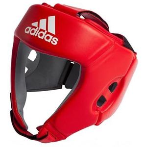 adidas Unisex - Volwassen IBA Boxing Head Guard hoofdbescherming rood L