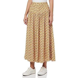 Hurley City Block Button Up Maxi Skirt Jupe Femme