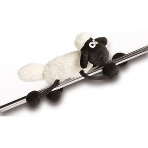 MagNICI Shaun het schaap, 12 cm, wit, duurzaam pluche dier met magneet, magnetisch dier voor koelkast, schoolbord, metalen element en nog veel meer, leuk cadeau-idee