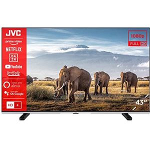 JVC LT-43VFE5155 Smart TV 43 inch Full HD, HDR, Triple Tuner, zwart 6 maanden HD+