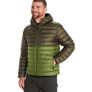 Marmot Highlander Hoody Lichtgewicht donsjack, waterdichte donsparka, warme winterjas, regenbestendige functionele jas voor heren (1 stuk)