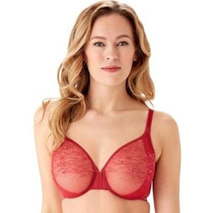 Gossard Transparante beha van kant, Glossies, damesbeha, Framboos blos