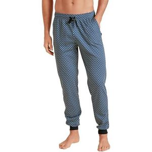 CALIDA RMX Sleep Enjoy Pantalon avec poignets pour homme, Bleu foncé, 56