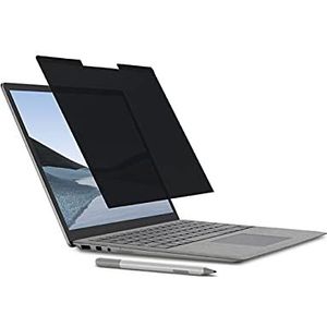 Kensington - MagPro Elite magnetische displaybescherming voor Surface Laptop 2/3 13,5 inch (33,5 cm), afneembare displaybescherming, anti-blauw licht, K50728WW zwart