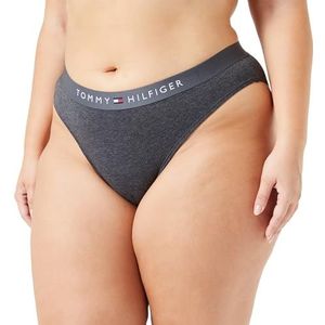 Tommy Hilfiger Bikini pour femme (tailles EXT) - Gris foncé - Taille L, Dark Grey Ht, L