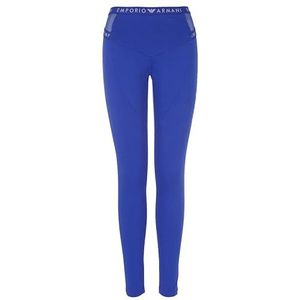 Emporio Armani Iconic Logoband Leggings Dames, paars/blauw