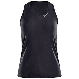 WINSHAPE Yoga T-Shirt Dames, Zwart, L, zwart.