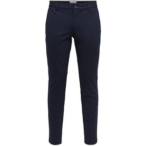 Only & Sons Onsmark Pant Stripe Gw 3727 Noos herenbroek, Nachtelijke hemel