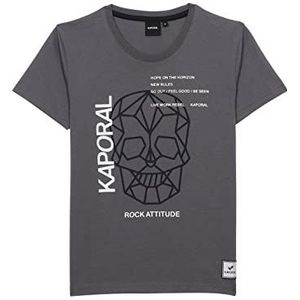 Kaporal T-shirt voor jongens, model Meck-kleur: marineblauw, maat 12 jaar, asfaal, 8 jaar, Asphal