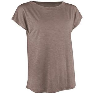 Nur Die T-shirt pour femme Relax & Go, Taupe foncé, L