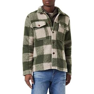 Kings of Indigo Kaiser Button Down T-shirt, Forest Green Check, XL, Forest Green Check