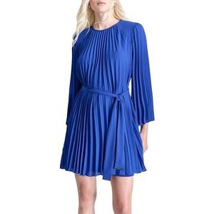 DKNY L/S Blazer Jurk Dames, Blauw (Radiant Blue)