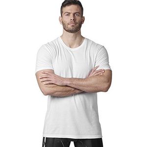 Reebok Global Graphic Blank T-shirt voor heren, korte mouwen, Wit.