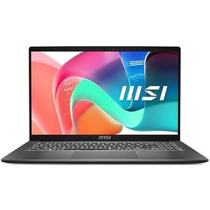 MSI Modern 15 F13MG-001FR: Intel Core i7 1355U, 16 GB DDR4 (2 x 8 GB), 512 GB SSD, Intel Iris XE Graphics, 15,6 inch Full HD, Windows 11 Home, Azerty-toetsenbord met achtergrondverlichting