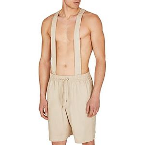 Emporio Armani Men's Superfine Linen Blend Bermuda Shorts Homme, Sand Yellow, L