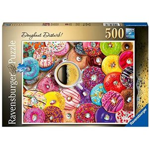 Puzzel Doughnut Verstoring (500 Stukjes, Kunst)