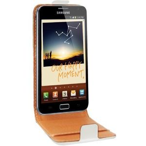 SWISS CHARGER SCP10018W lederen beschermhoes voor Samsung Galaxy Note, wit
