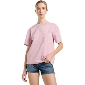 Lee Pocket Tee T-shirt voor dames, Zacht paars, M