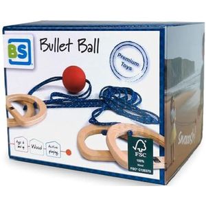 BS Toys Bullet Ball FSC - Buitenspel voor kinderen en volwassenen vanaf 6 jaar - 2 spelers - 100% FSC hout