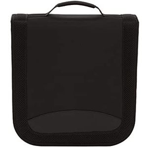 Amazon Basics Nylon tas voor 128 cds/dvd's, zwart