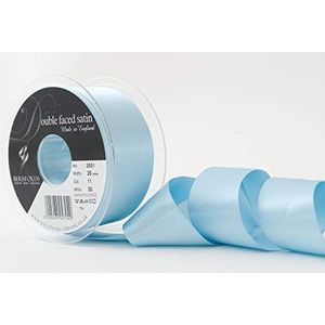 Berisfords Satijnen lint van polyester, 35 mm, blauw