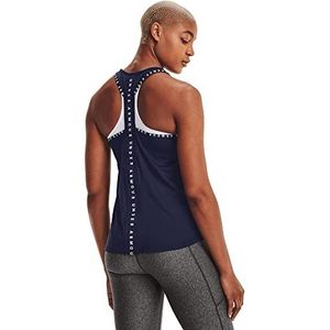 Under Armour Slayer mouwloze top voor dames, marineblauw (410)/wit