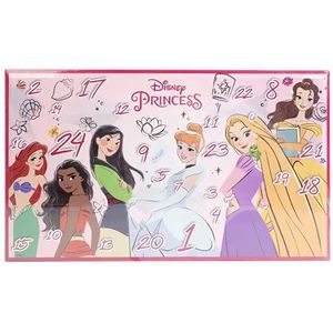 Princess 24 Days of Adventure advent kalender, adventskalender met make-up producten voor prinsessen, grappige make-upset, kleurrijke accessoires, speelgoed en cadeaus voor kinderen
