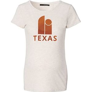 SUPERMOM T-shirt Abergele korte mouwen dames t-shirt Ras1202 Oatmeal - P611, 42, Ras1202 Oatmeal - P611