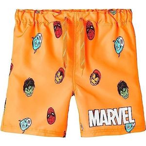Name It Nkmmag Marvel zwemshorts Mar Jongens Shorts, oranje pop