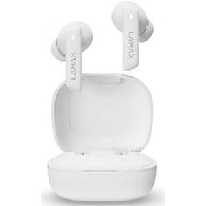 Lamax Clips intra-auriculaires ANC White BT 5.3 - Batterie 44 heures