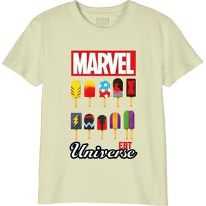 Marvel Bomarcots190 T-shirt voor jongens, Natuurlijk.