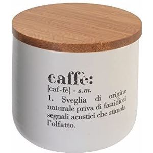Villa d'Este Home Tivoli Victionary Shades koffiemok 500 ml met wit bamboedeksel, afmetingen: Ø 9,5 x H 9 cm, Inhoud: 500 ml