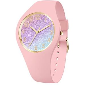 Ice-Watch - Ice Glitter Pink Cosmic - Roze dameshorloge met kunststof band - 022569 (Small -), Roze, armband