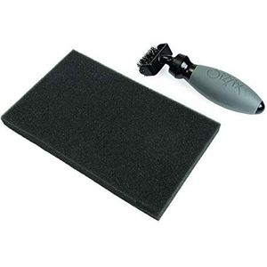 Sizzix De Brush en Foam Pad 660513 voor Wafer-Thin Dies, zwart, een maat