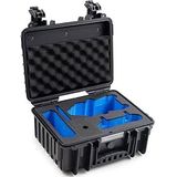 B&W Outdoor transportkoffer voor DJI Air 3 en Fly More Combo drone - type 3000 zwart - waterdicht volgens IP67-certificering, stofdicht, onbreekbaar en onverwoestbaar