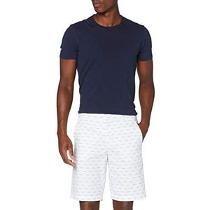 United Colors of Benetton bermuda shorts voor heren, Witte W/Blue Vissen Aop 96a