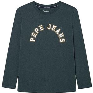 Pepe Jeans Pierce - Sweat-shirt à capuche - Uni - Garçon, Green (Regent Green), 10 ans