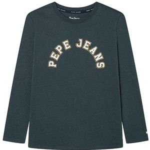 Pepe Jeans Boor T-shirt voor jongens, Groen (Regent Green)